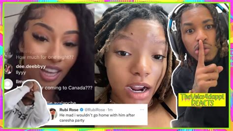 halle bailey leaked|Halle Bailey Responds To Rubi Roses Leaked DMs